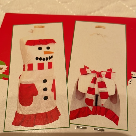 NEW!!!! Girls Snowman Apron! - Picture 5 of 5